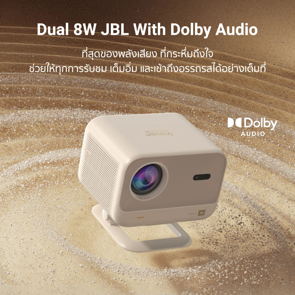 โปรเจคเตอร์ YABER L2 PLUS (พร้อมSOUND BY JBL ในตัว) รองรับระบบ LINUX OS_3