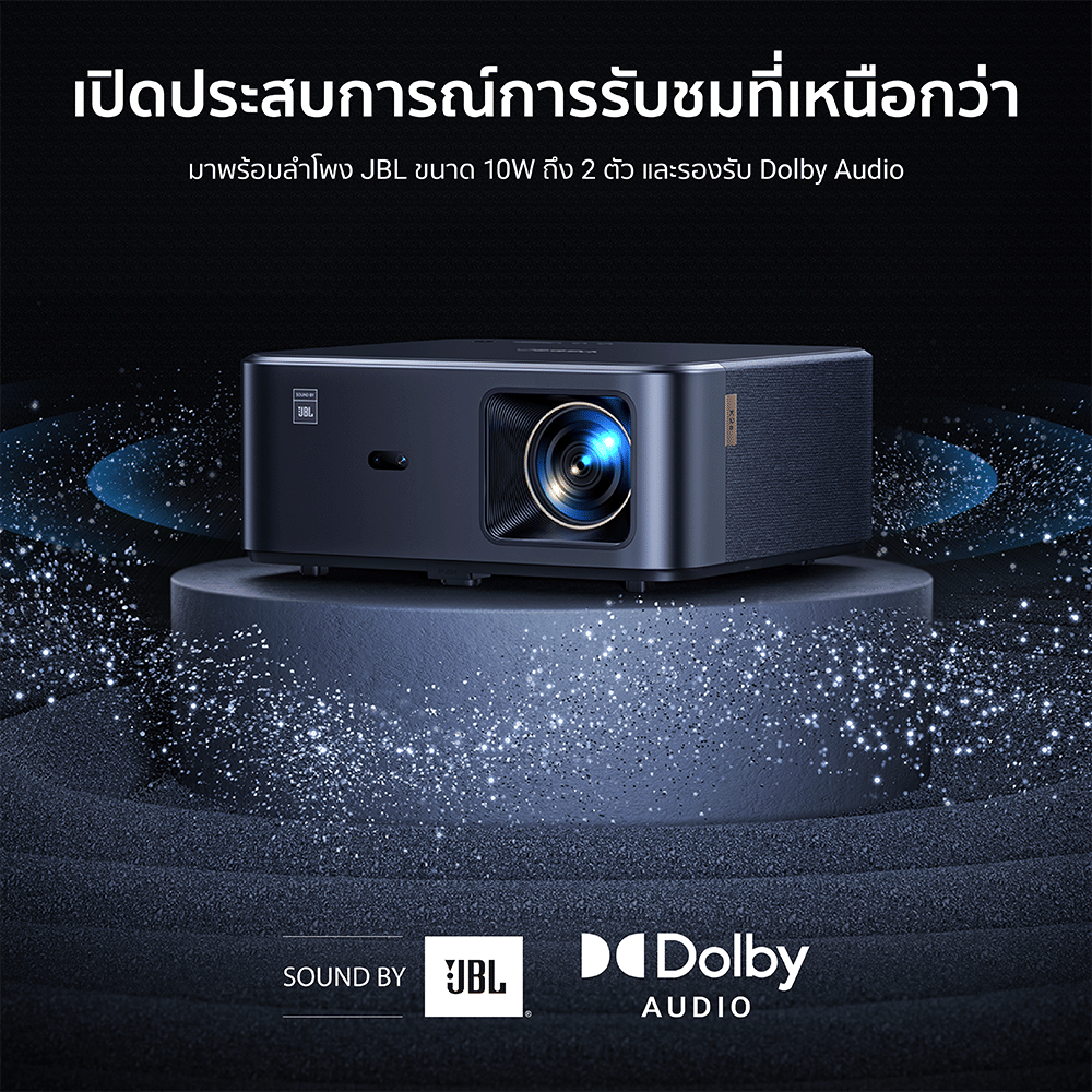 โปรเจคเตอร์ YABER K2S GOOGLE TV รองรับภาพระดับ 4K พร้อมระบบ GOOGLE TV