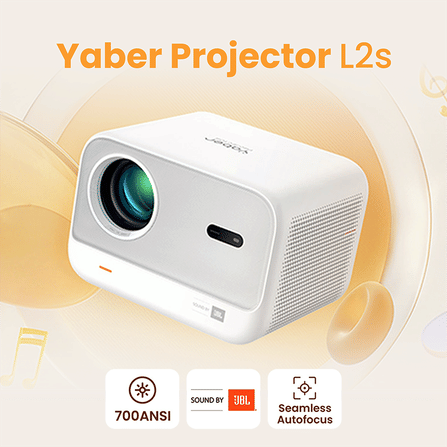 โปรเจคเตอร์ YABER L2S (พร้อมSOUND BY JBL ในตัว)_1