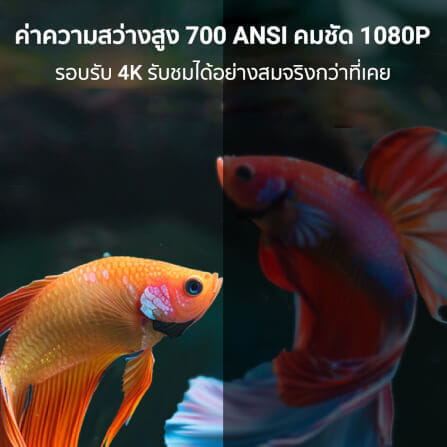 โปรเจคเตอร์ YABER U12  คุณภาพเสียง DOLBY AUDIO รองรับระบบ LINUX OS_4