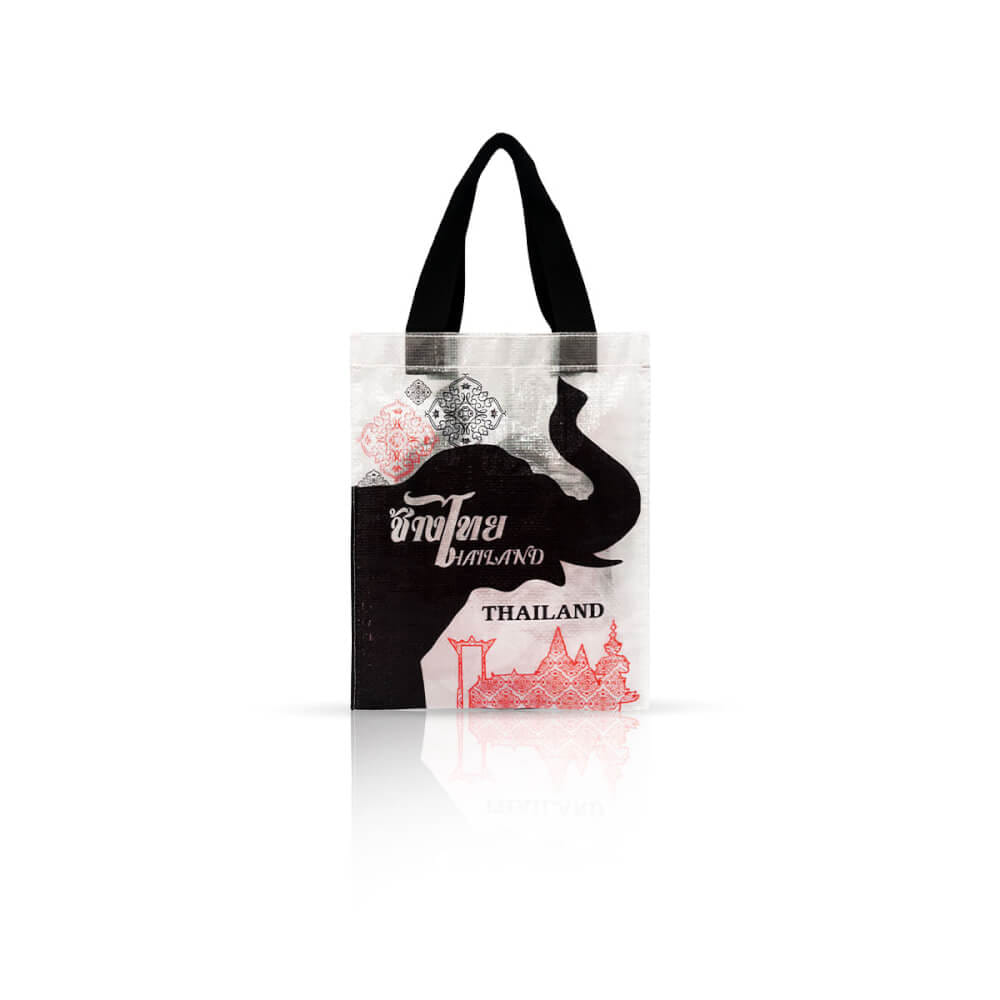 กระเป๋าอเนกประสงค์ VAVAZ รุ่น TOTE BAG ขนาด 25X10X32 ซม. ลายช้าง สีแดง