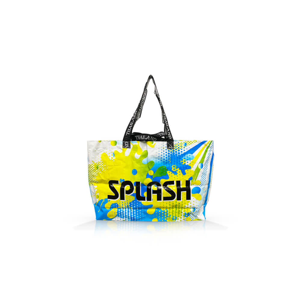 กระเป๋าช้อปปิ้ง VAVAZ รุ่น SPLASH สีเหลือง-ฟ้า