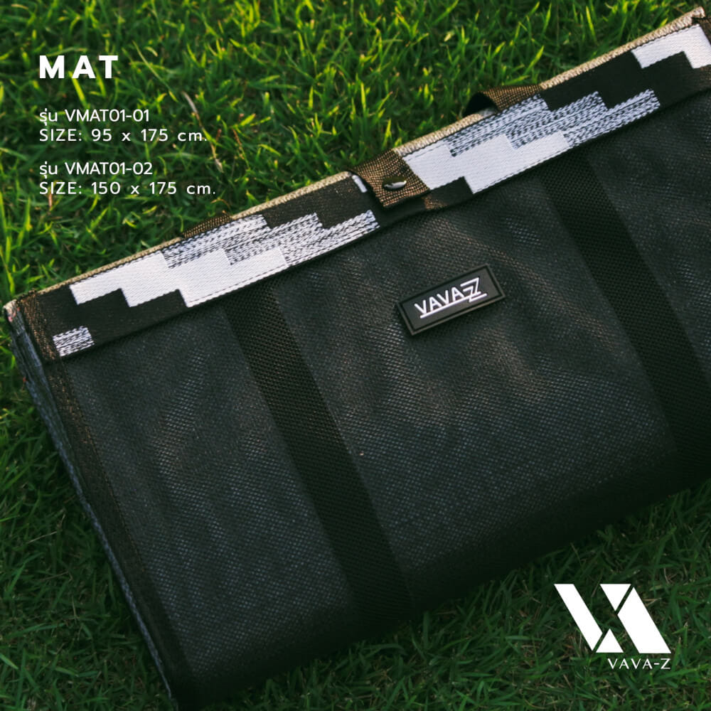เสื่อพับปิกนิก VAVAZ รุ่น MAT 2 ดำ (L)_2