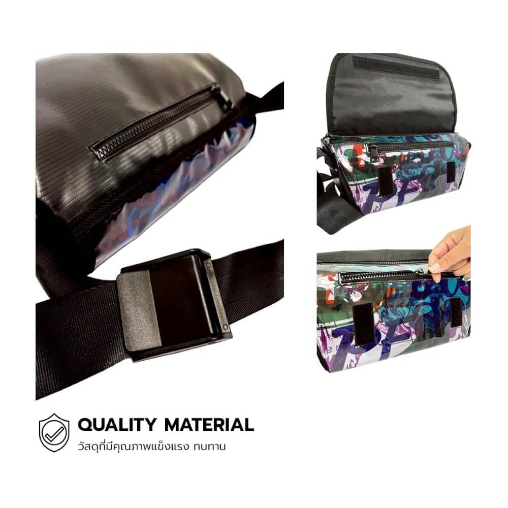 กระเป๋าสะพาย กันน้ำ VAVAZ รุ่น MESSENGER BAG LONG-PIM ขนาด 30X10X14 ซม. (คอลเลคชั่นใหม่ 2026)