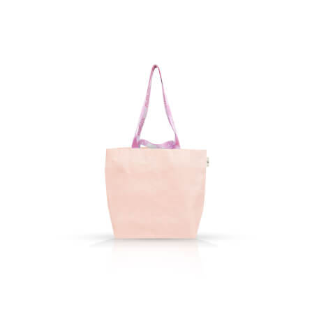 กระเป๋าช้อปปิ้ง VAVAZ รุ่น พาสเทลใบใหญ่ สีส้ม_0