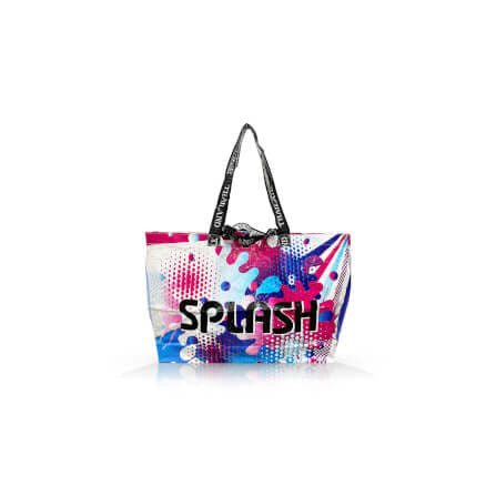 กระเป๋าช้อปปิ้ง VAVAZ รุ่น SPLASH สีฟ้า-ชมพู_0