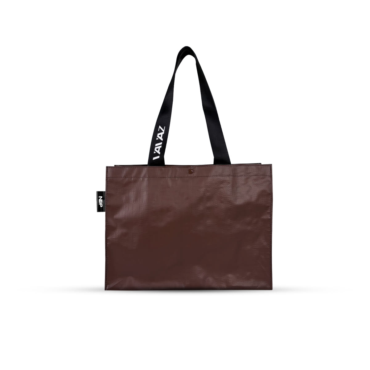กระเป๋าช้อปปิ้ง ทรงโทส VAVAZ รุ่น ดาร์กโทน ขนาด 41X16X30 ซม. สีน้ำตาล