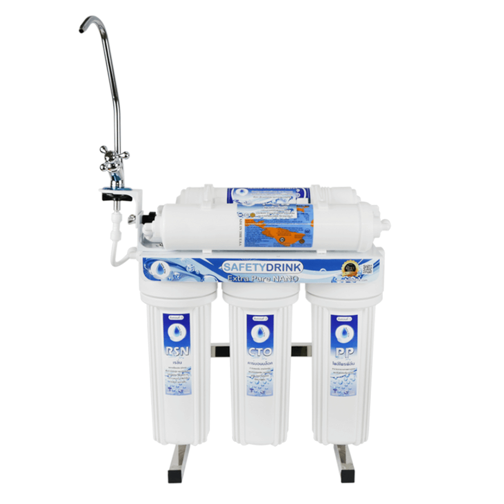เครื่องกรองน้ำดื่ม 5 ขั้นตอน SAFETYDRINK รุ่น EXTRA PURE NANO (STANDARD)_1