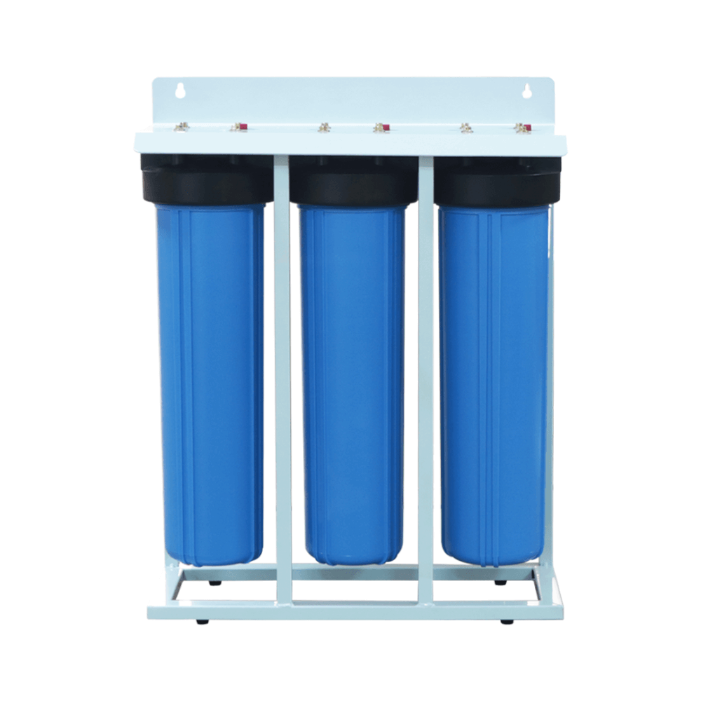 เครื่องกรองน้ำใช้ 3 ขั้นตอน SAFETYDRINK BIGBLUE ขนาด 20 นิ้ว รุ่น BB3S-PCR (พร้อมไส้กรอง PP/CTO/RESIN)_1