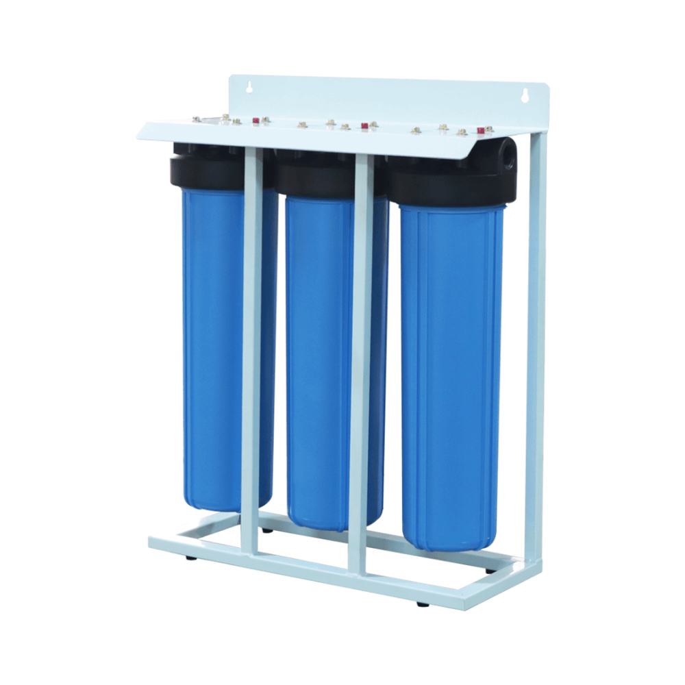 เครื่องกรองน้ำใช้ 3 ขั้นตอน SAFETYDRINK BIGBLUE ขนาด 20 นิ้ว รุ่น BB3S-PCR (พร้อมไส้กรอง PP/CTO/RESIN)_2
