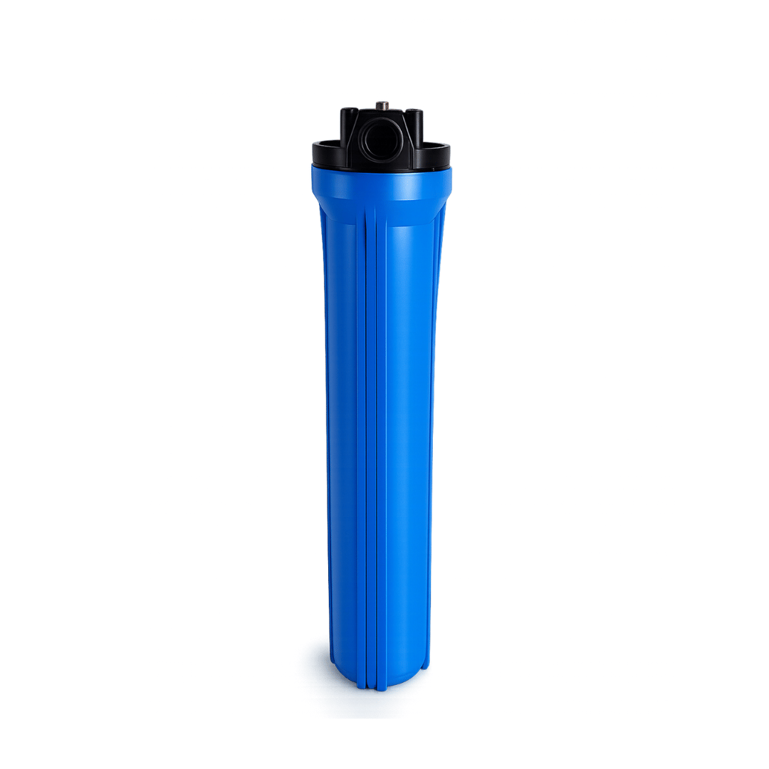 เครื่องกรองน้ำใช้ EZYTEC ขนาด 20 นิ้ว ทางน้ำเข้า-ออก 6 หุน สีน้ำเงิน_2