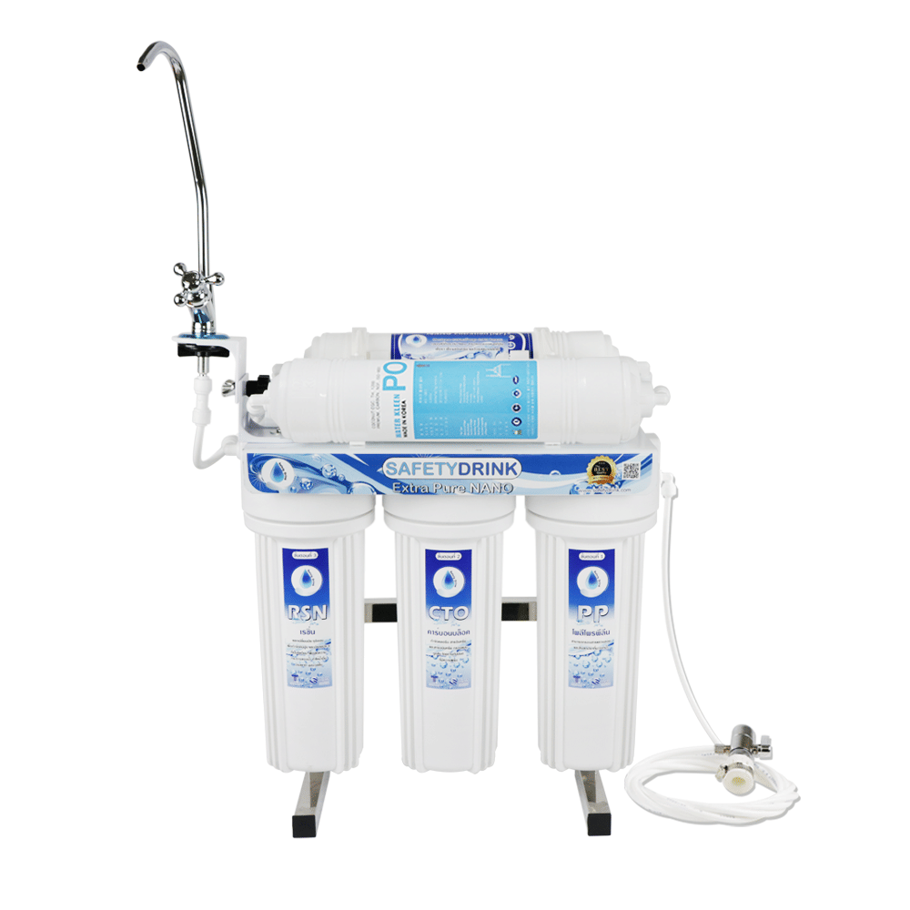 เครื่องกรองน้ำ SAFETYDRINK นาโน 5 ขั้นตอน รุ่น EXTRA PURE NANO (STANDARD)_0