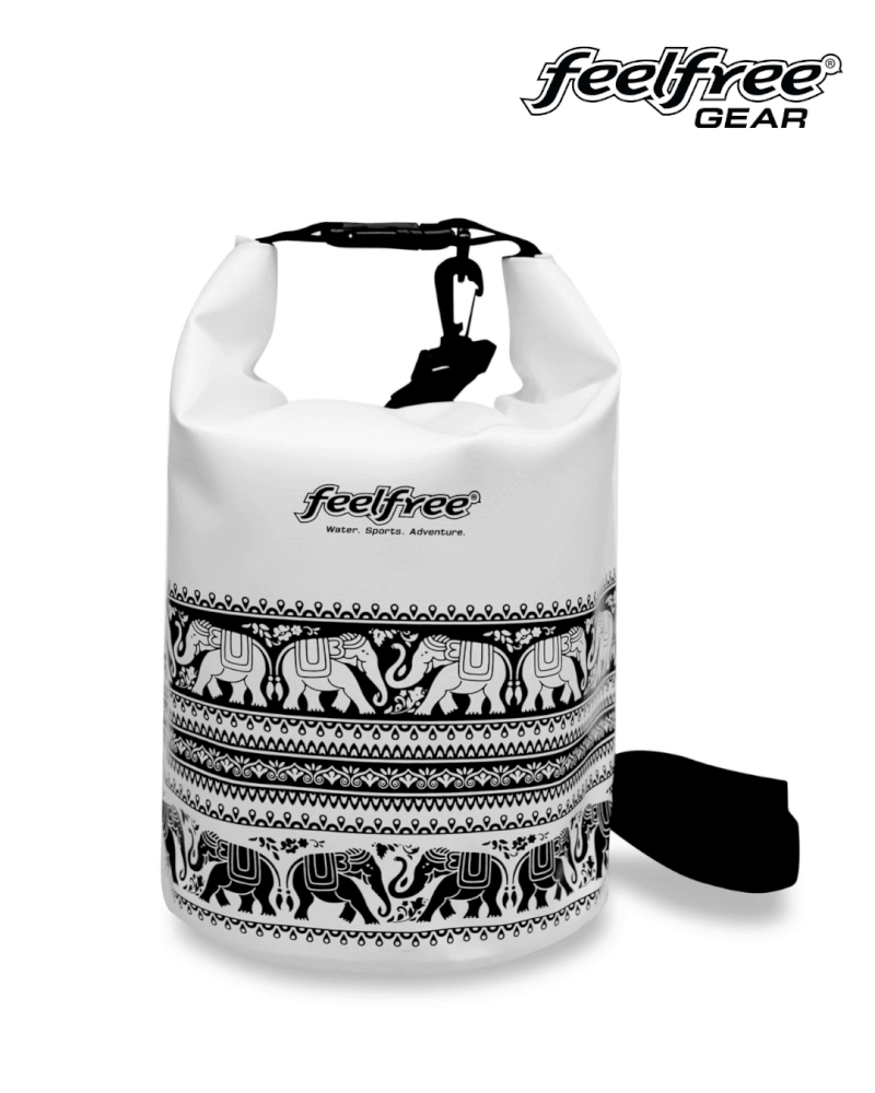 กระเป๋ากันน้ำ FEELFREE DRY TUBE CHANG รุ่นช้าง 3L สีขาว/ดำ