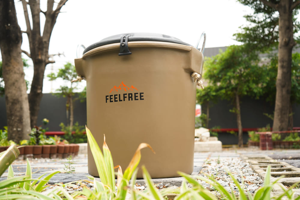 ถังน้ำแข็งเก็บความเย็น FEELFREE INNER BIN ความจุ 50L สีน้ำตาล