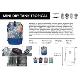 กระเป๋าเป้กันน้ำ FEELFREE TROPICAL MINI DRY TANK สี BOTANIC GREEN_1
