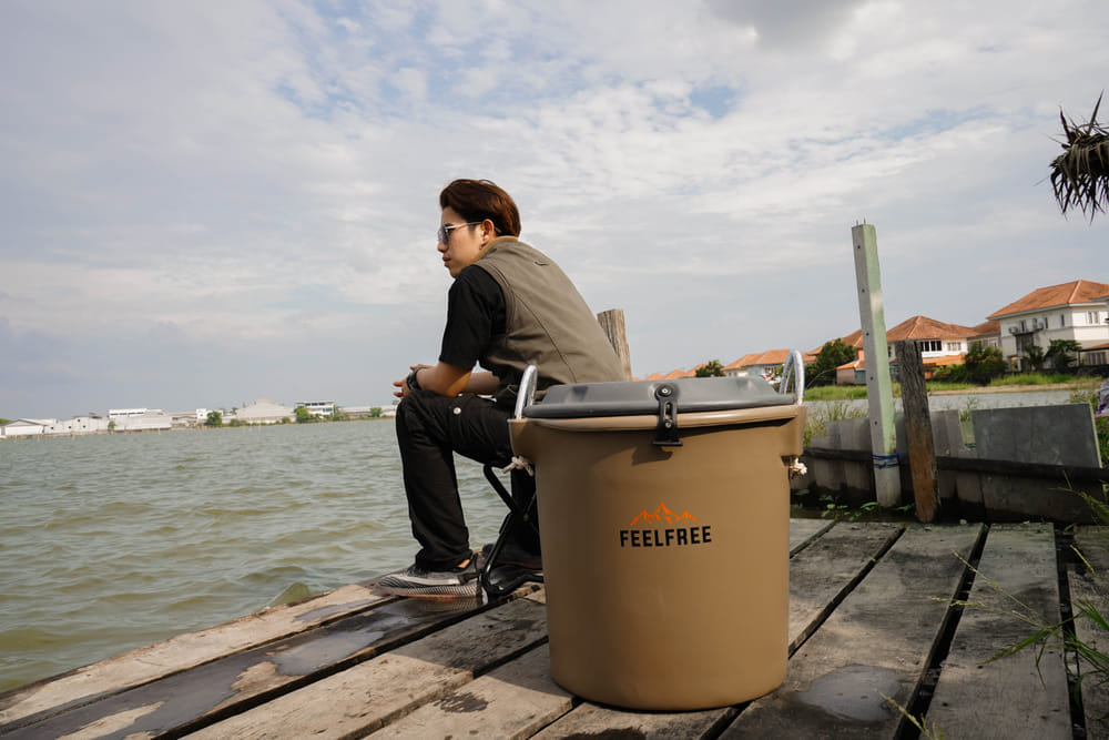 ถังน้ำแข็งเก็บความเย็น FEELFREE INNER BIN ความจุ 50L สีน้ำตาล
