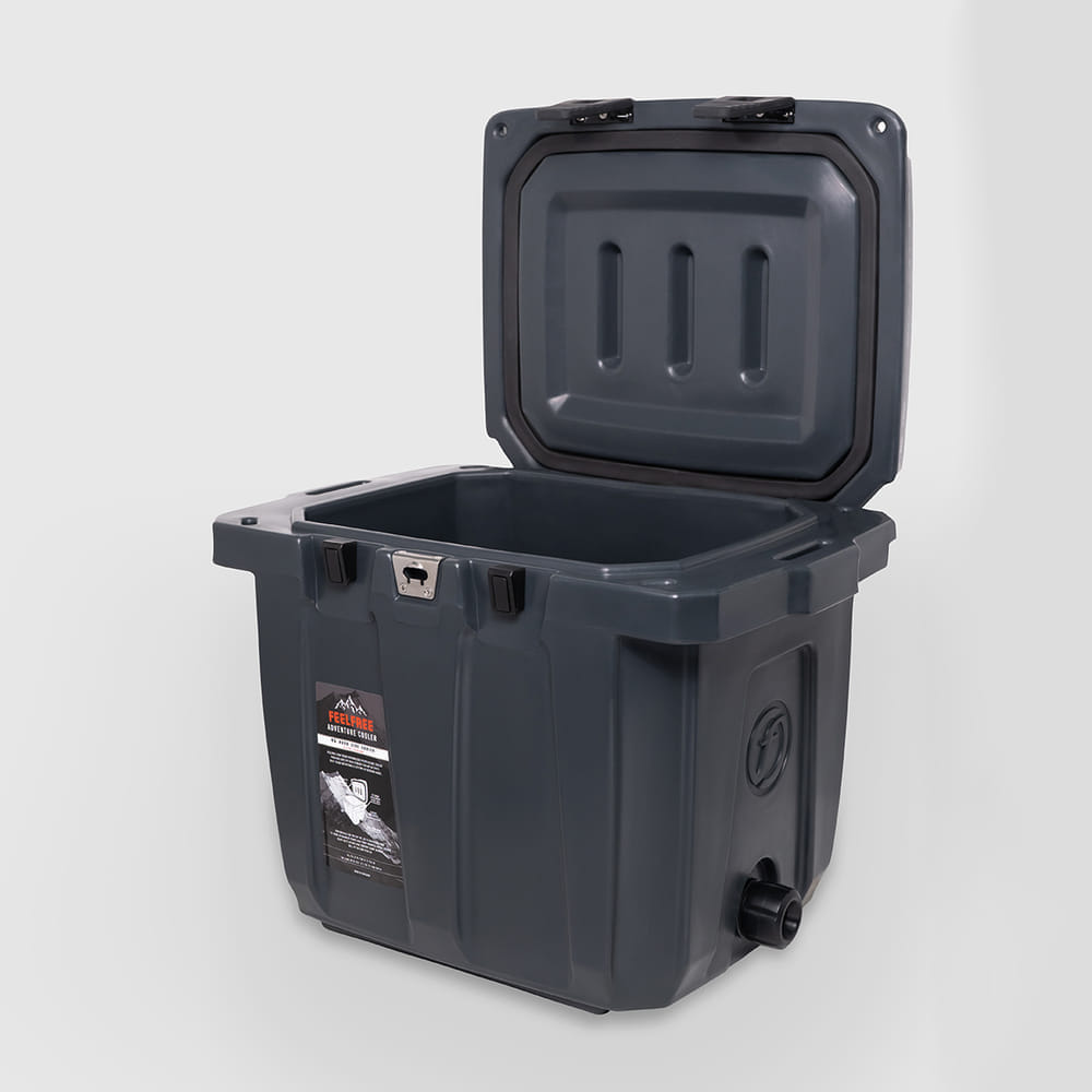 ถังน้ำแข็งเกรดพรีเมี่ยม FEELFREE ขนาด 45 ลิตร สี ROCKY GRAY