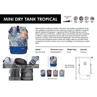 กระเป๋าเป้กันน้ำ FEELFREE TROPICAL MINI DRY TANK สี MIDNIGHT BLACK_2