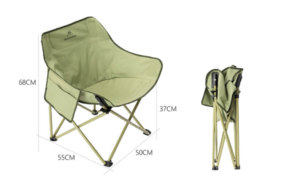 เก้าอี้พับ MOUNTAINHIKER MOON CHAIR GREEN