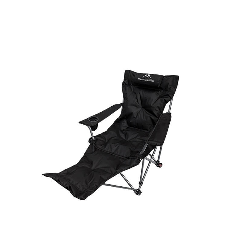 เก้าอี้สปริงปรับระดับ MOUNTAINHIKER รุ่น SPRING VELVET CHAIR 142X84X89 ซม. สีดำ