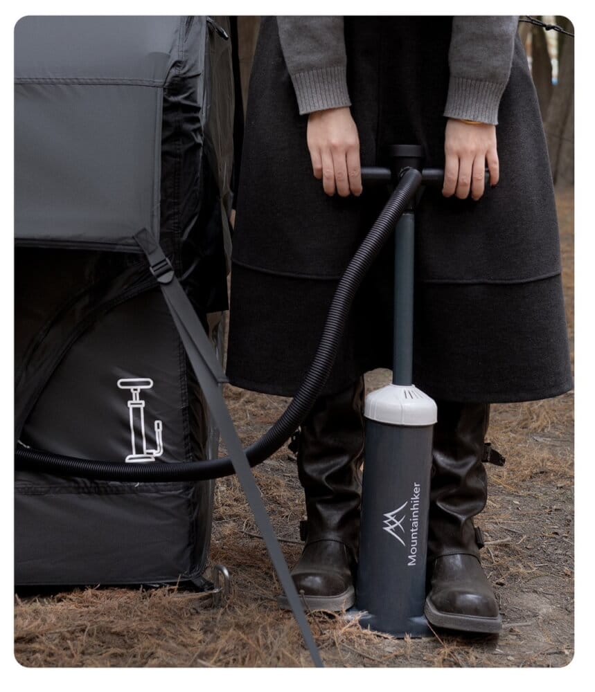 เต็นท์เสาลม MOUNTAINHIKER AIR POLE สีดำ