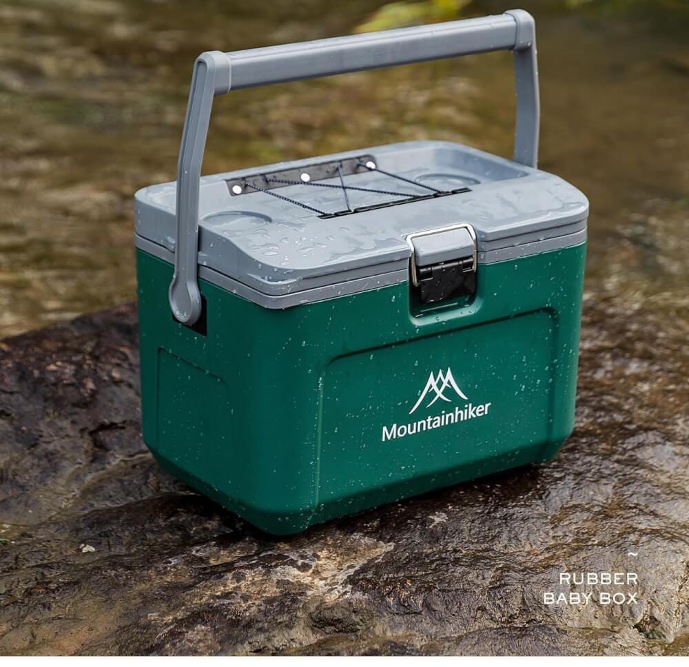ถังแช่อเนกประสงค์ MOUNTAINHIKER 16 ลิตร สีเขียว