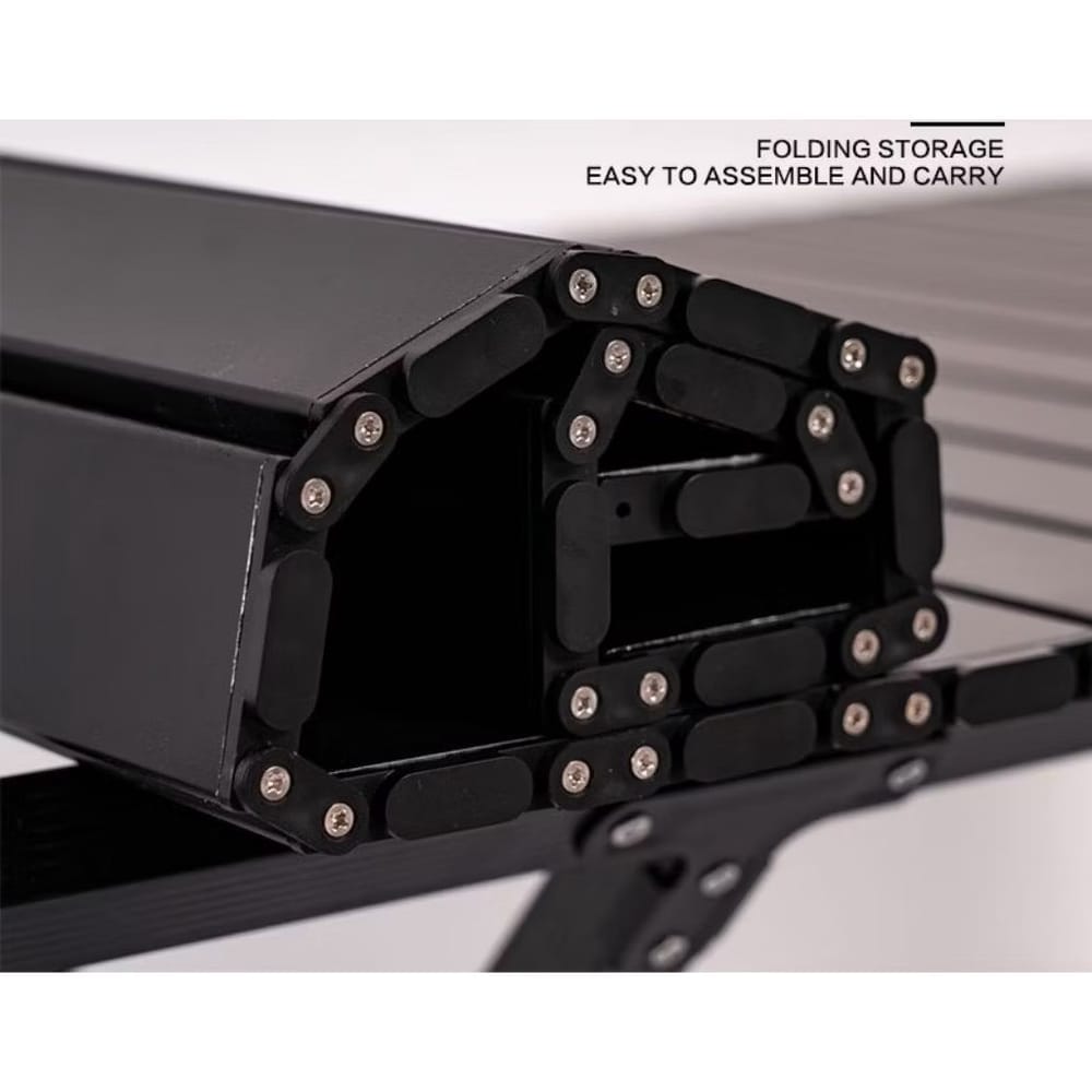โต๊ะเหล็กพับ MOUNTAINHIKER X FRAME 120CM BLACK