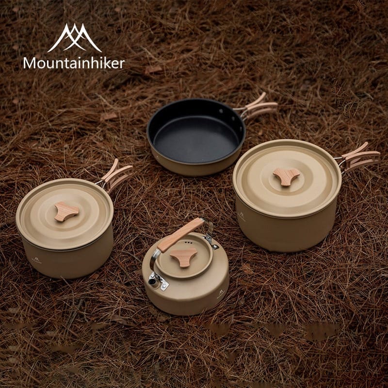 ชุดครัว4ชิ้น MOUNTAINHIKER สีกากี