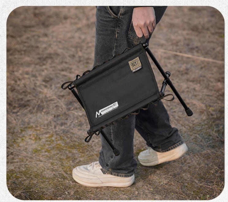 เก้าอี้แคมป์ปิ้ง MOUNTAINHIKER 35X25X28 ซม.สีกากี