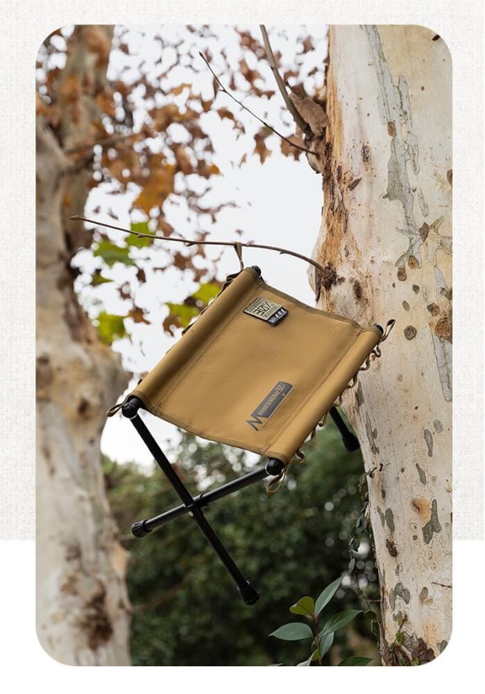 เก้าอี้แคมป์ปิ้ง MOUNTAINHIKER 35X25X28 ซม.สีกากี