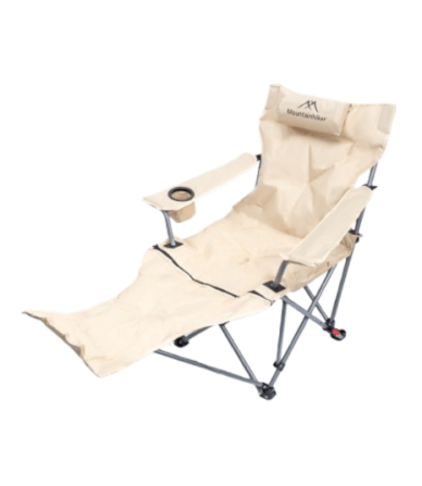 เก้าอี้สปริงปรับระดับ MOUNTAINHIKER รุ่น SPRING VELVET CHAIR 142X84X89 ซม.สีครีม_0