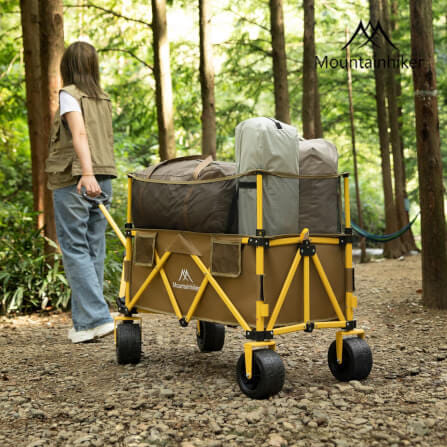 รถเข็นอเนกประสงค์ MOUNTAINHIKER สีน้ำตาล (ปรับระดับได้)_2