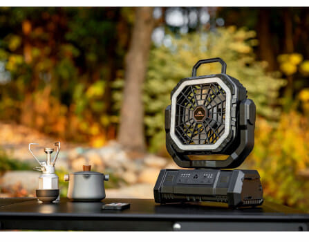 พัดลมพกพา MOUNTAINHIKER ไซเบอร์ตรอน,แบตเตอรี่ 20000 MAH,สีดำ_2