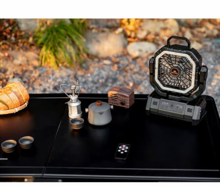 พัดลมพกพา MOUNTAINHIKER ไซเบอร์ตรอน,แบตเตอรี่ 20000 MAH,สีดำ_3