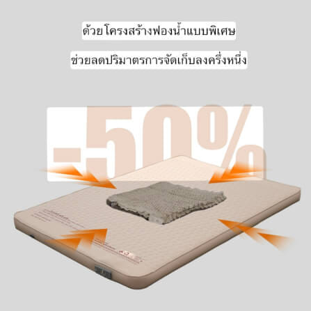 ที่นอนพองลมอัตโนมัติรุ่นใหม่ MOUNTAINHIKER สีเขียว ขนาดคู่_4
