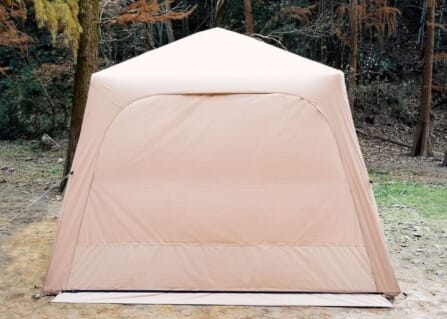 เต็นท์โดมโครงสร้างเป่าลม MOUNTAINHIKER ขนาด 300X300X225 ซม. สีกากี_4