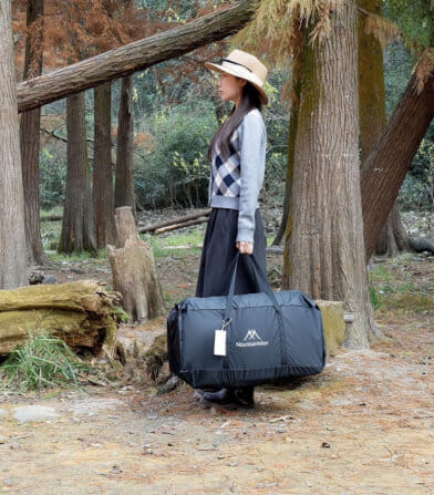 เต็นท์โดมโครงสร้างเป่าลม MOUNTAINHIKER สีดำ_4