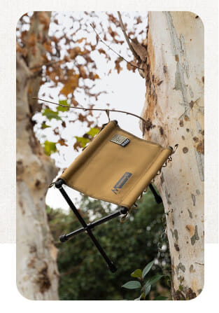 เก้าอี้แคมป์ปิ้ง MOUNTAINHIKER 35X25X28 ซม.สีกากี_7