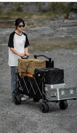 รถเข็นอเนกประสงค์ MOUNTAINHIKER สีดำ (เปิดหลังพับ)_4