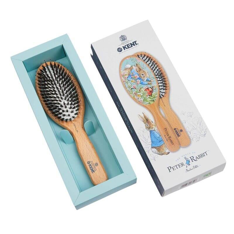 แปรงหวีผม KENT X PETER RABBIT&trade; ขนาดใหญ่ ขนหมูป่าผสมไนลอน