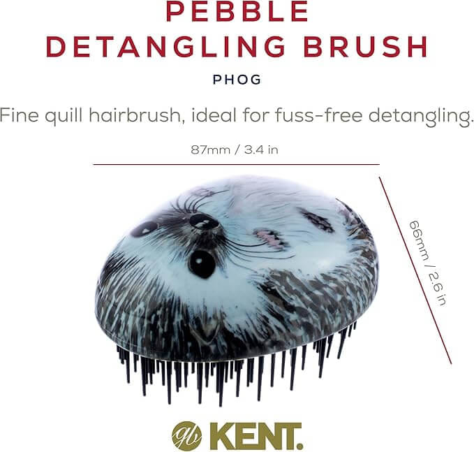 แปรงหวีผม KENT รุ่น PEBBLE DETANGLING HEDGEHOD เม่น_1