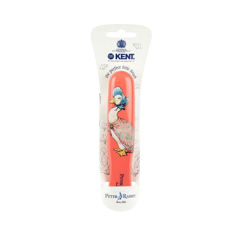 แปรงหวีผม KENT X PETER RABBIT&trade; ขนาดพกพา ลายเป็ด FLOPSY สีชมพู