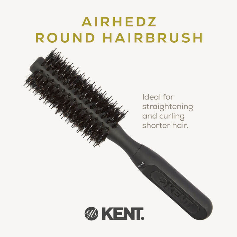 หวีม้วน KENT AH16G ขนหมูป่าผสมไนลอน 48MM | AIRHEDZ ROUND BRUSH