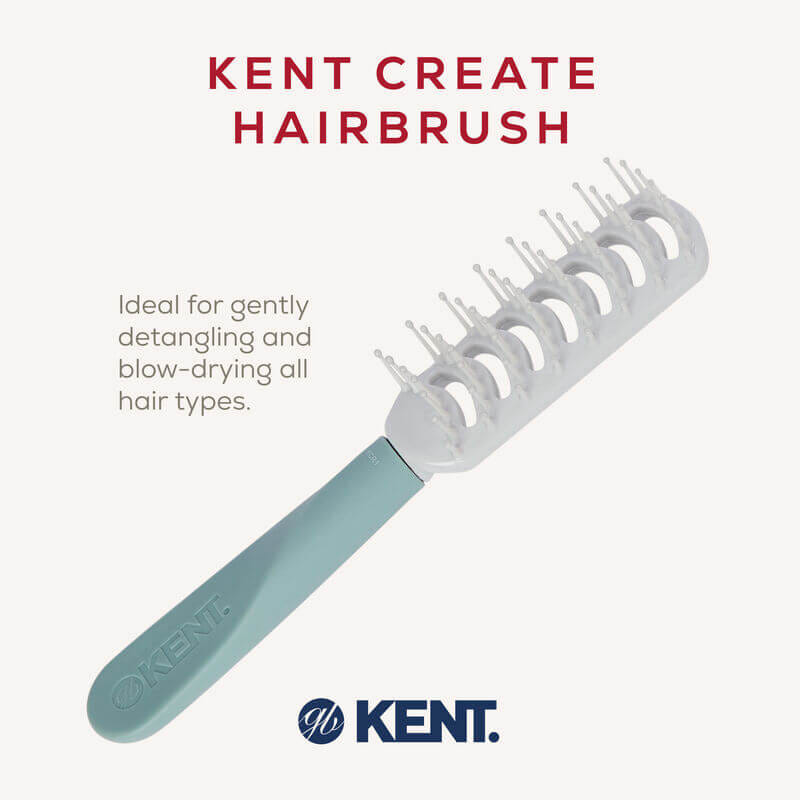 หวีแปรง KENT KCR1 VENTED HAIRBRUSH แปรงจัดแต่งทรงผม  ลดผมชี้ฟู จากอังกฤษ