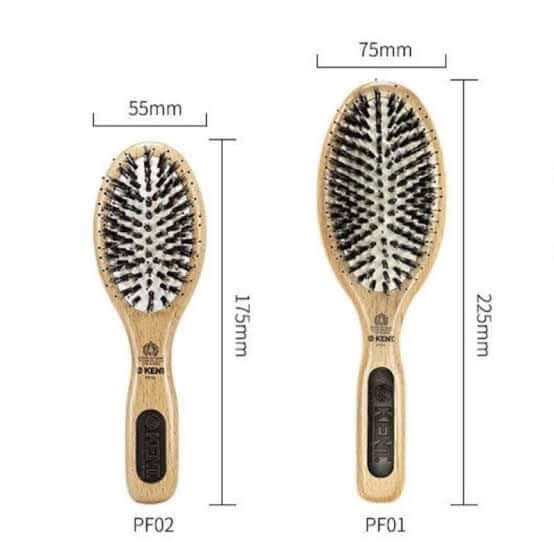 แปรงหวีผมไม้แท้ ขนาดเล็ก KENT รุ่น PF02 PERFECT FOR SMOOTHING"