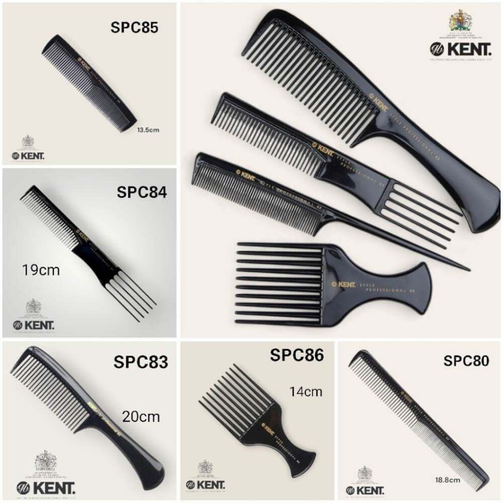 หวีซี่ 5 แฉก KENT รุ่น SPC84 สำหรับจัดทรงและยกโคนผม (ผลิตในอิตาลี)