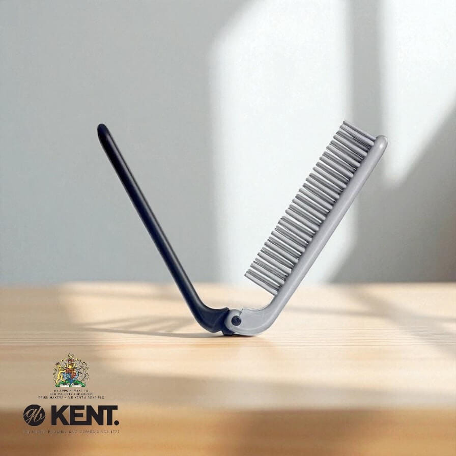 แปรงหวีผม KENT รุ่น KFM4 &ndash; หวีพับได้ สำหรับพกพา