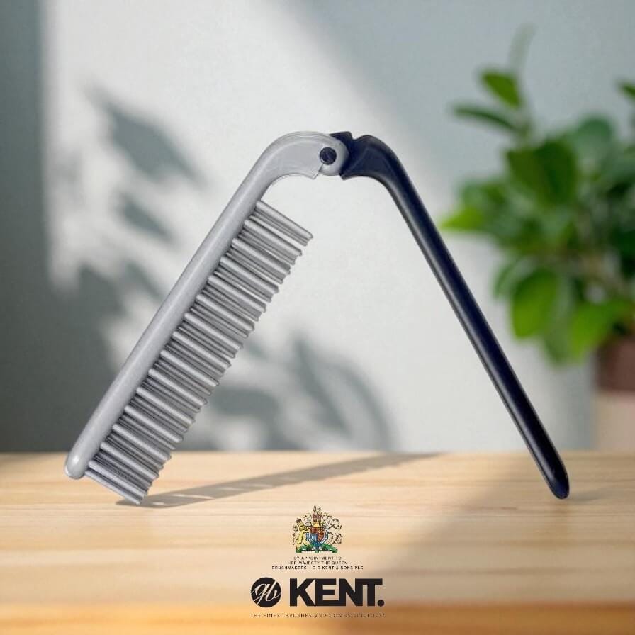 แปรงหวีผม KENT รุ่น KFM4 &ndash; หวีพับได้ สำหรับพกพา