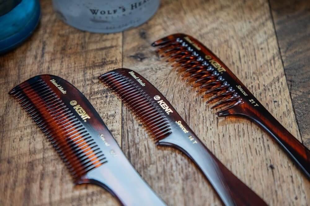 หวีด้าม KENT รุ่น 10T RAKE COMB – หวีซี่ห่างแฮนด์เมดจาก อะซิเตท ขนาด 19.9 ซม._7