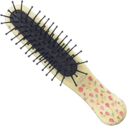 แปรงหวีผมเด็ก KENT รุ่น KIDS ARTHEDZ FLOWERS AND HEARTS HAIRBRUSH ลายดอกไม้และหัวใจ
